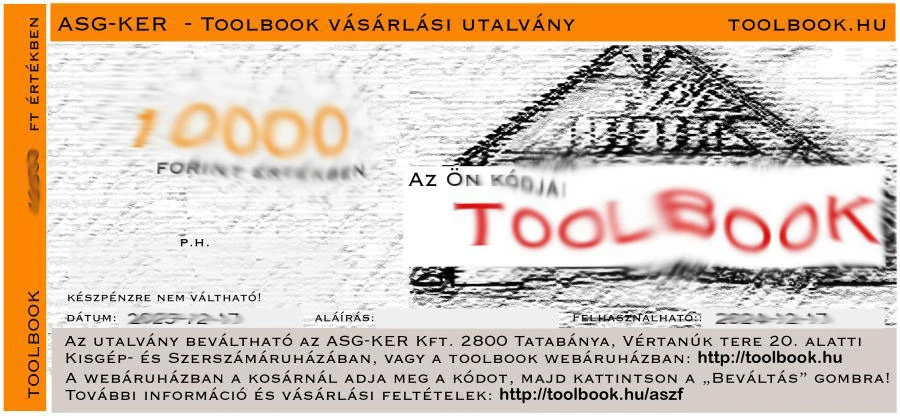 toolbook.hu ajándékutalvány