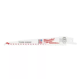   Milwaukee Szablya-orrfűrész lap THIN KERF 150 mm szeges fához