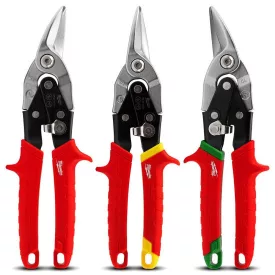 Milwaukee 3 darabos lemezvágó olló készlet 48224533