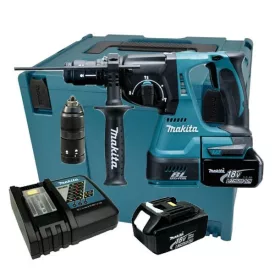 Makita DHR 243 RTJ Akkus fúrókalapács 18V 2x5Ah