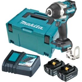 Makita DTW 700 RTJ Akkus ütvecsavarozó 1/2" 2*5Ah 