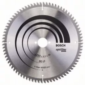 Körfűrészlap Bosch 250x30mm fához