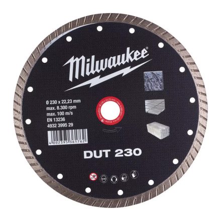 Gyémántkorong 230 mm DUT turbo Milwaukee 4932399529