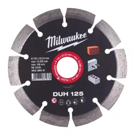   Gyémántkorong 125 mm DUH professzionális Milwaukee 4932399540
