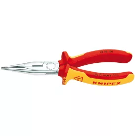 Knipex 2506 160 Szigetelt félkerekcsőrű fogó 160mm