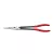 Knipex 2871 280 Félkerekcsőrű fogó egyenes extra hosszú