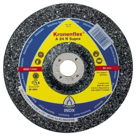 Tisztítókorong KLINGSPOR 125*6 mm inox A24N Supra