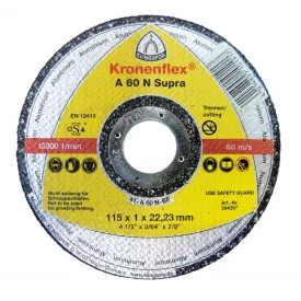 Vágókorong alumínium KLINGSPOR 125*1 mm A60N Supra