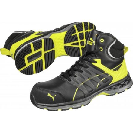 Puma Velocity 2.0 Yellow Mid S3 ESD HRO SRC Munkavédelmi bakancs 42-es