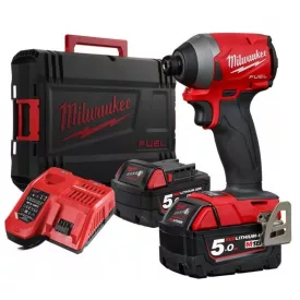  Milwaukee M18FID2-502X Akkus ütvecsavarozó 1/4" bit, 2*5Ah 226Nm