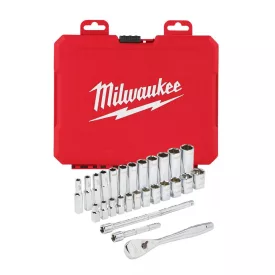   Dugókulcs készlet 1/4" 28 részes Milwaukee 4932464943