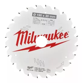 Körfűrészlap 190*30 mm z=24 fához Milwaukee 4932471300