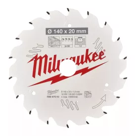 Körfűrészlap 140*20 mm z=18 fához Milwaukee 4932471310