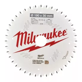 Körfűrészlap 190*30 mm z=40 fához Milwaukee 4932471314
