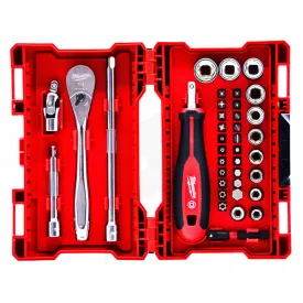   Milwaukee 1/4" Racsnis dugókulcs készlet 38 részes 4932479096