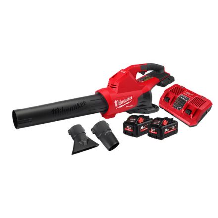 Milwaukee M18F2BL-802 Akkus lombfúvó 2*8Ah dupla töltő