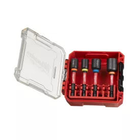   Milwaukee 1/4" HEX befogású, mágneses gépi dugókulcs készlet - 4 részes 4932492445