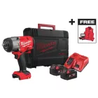 Milwaukee M18 FHIWF2F12MC-502X M18 FUEL™ ½″ nagy nyomatékú ütvecsavarozó biztosítógyűrűvel 2x5Ah