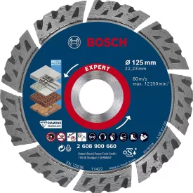 Gyémántkorong 125 mm Multimaterial BOSCH