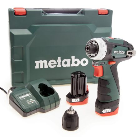 Metabo PowerMaxx BS Basic Akkus fúró-csavarozó 12V 2*2Ah