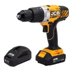 JCB 18CD-2-E 18V Akkus ütvefúró-csavarozó 18V 2x2Ah 45Nm vászontáskában