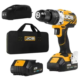   JCB 18CD-2B Akkus ütvefúró-csavarozó 18V 2*2Ah 45Nm vászontáskában