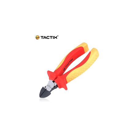 Tactix VDE Szigetelt oldalcsípő fogó 160mm