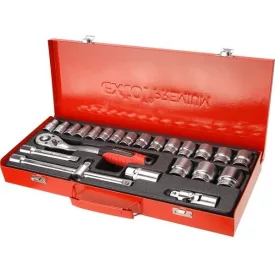 Dugókulcs készlet 1/2" Extol Premium 8818365