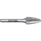 Keményfém turbómaró, rotormaró íves, kerek 12×25/6mm Extol industrial