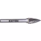 Keményfém turbómaró, rotormaró ívelt, hegyes12×25/6mm Extol industrial