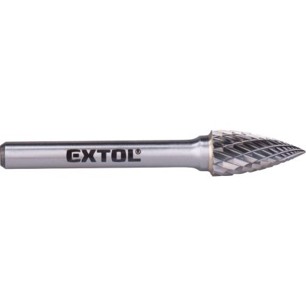 Keményfém turbómaró, rotormaró ívelt, hegyes12×25/6mm Extol industrial