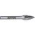 Keményfém turbómaró, rotormaró ívelt, hegyes12×25/6mm Extol industrial