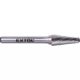   Keményfém turbómaró, rotormaró kúpos, kerek 10×25/6mm Extol industrial