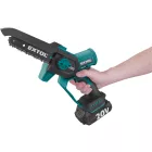 Extol industrial 8791922 akkus láncfűrészgép egykezes, Share20V, kefementes, 20V, Li-ion, 180 mm